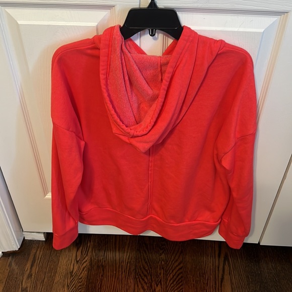 Free People Movement Work It Out Red Hoodie - Picture 5 of 6